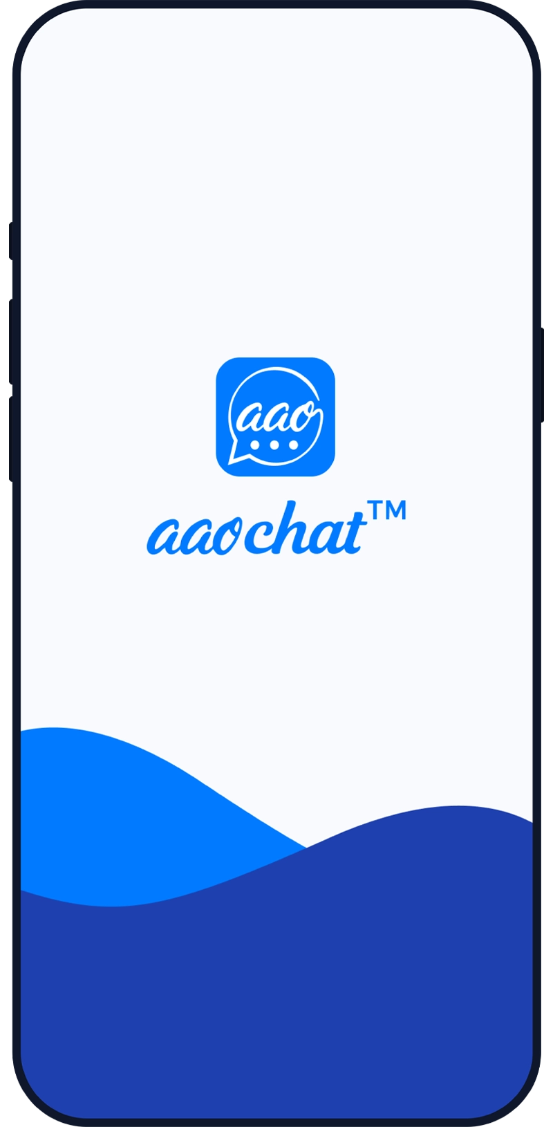 why aaochat splash screen